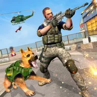Download US Army Dog Anti Terrorist Shooting Game Mod Apk